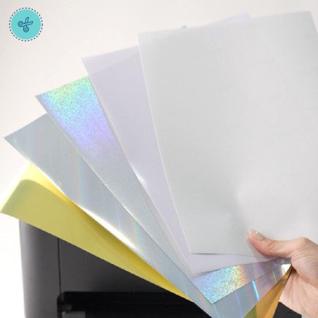 VINIL DE IMPRESION INKJET CLEAR A4 - 10 HOJAS