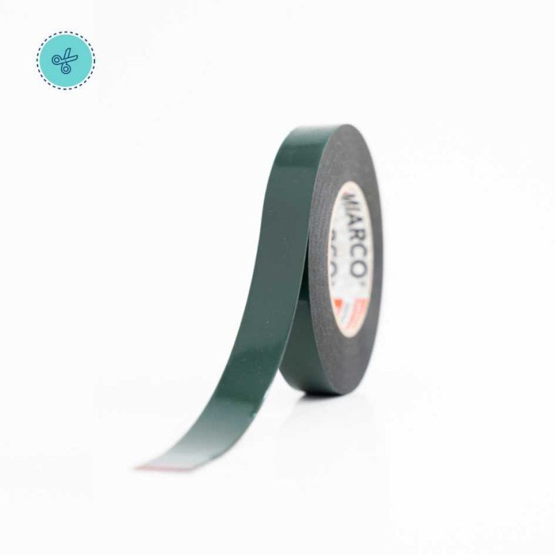 TAPE DOBLE CONTACTO NEGRO 25MM X 10MTS