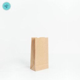 BOLSAS PAPEL DELI NO.2 KRAFT 11X21.5X6.5 cm (50und)