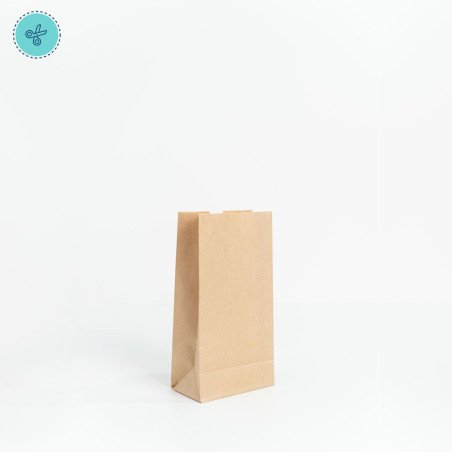 BOLSAS PAPEL DELI NO.2 KRAFT 11X21.5X6.5 cm (50und)
