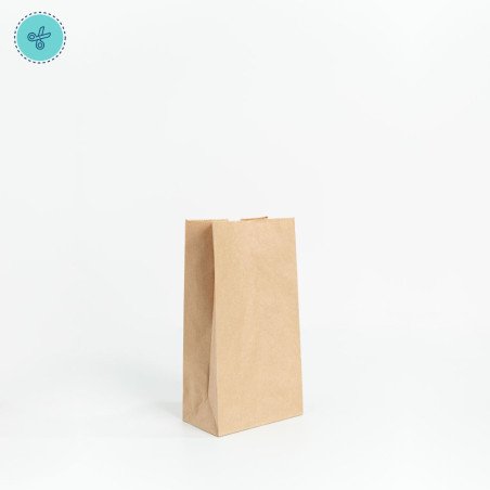 BOLSAS PAPEL DELI NO.3 KRAFT 12X23X7 cm (50und)