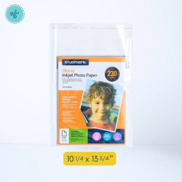 BOLSA CELOFAN CON ADHESIVO 10 1/4 x 13 3/4" - 26x35cm (100UN