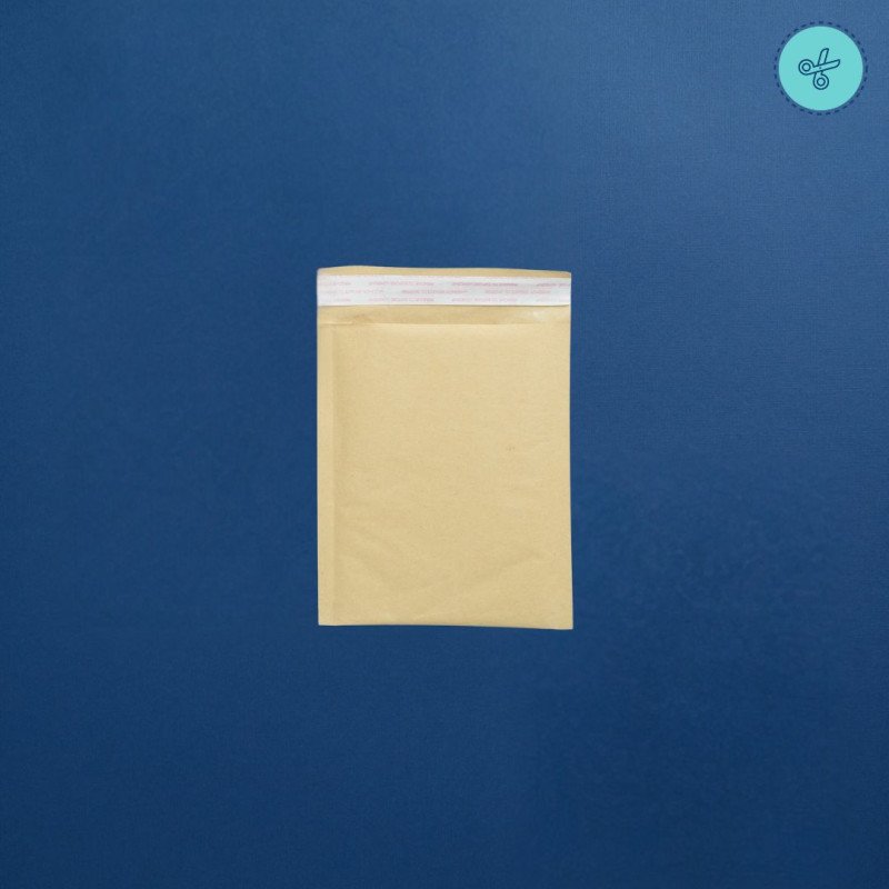 BUBBLE BAG S KRAFT15X20 cm -5.9X7.9" (50UND)