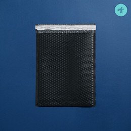 BUBBLE BAG L NEGRO 25X30 cm - 9.8X11.8" (50UND)