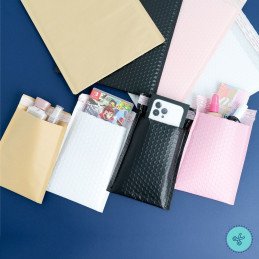 BUBBLE BAG S ROSADO15X20 cm -5.9X7.9" (50UND)