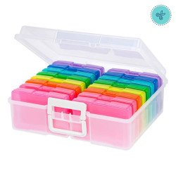 CAJA ORGANIZADORA 17 PIEZAS - Incluye 16 Cajitas de Colores