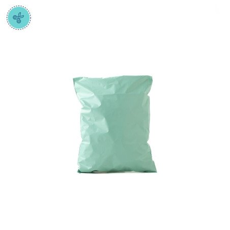MAILER BAG L AQUA 12.6X17.7" -32X45CM (100UND)