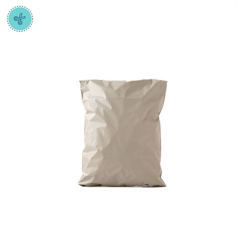 MAILER BAG L BEIGE 12.6X17.7" -32X45CM (100UND)