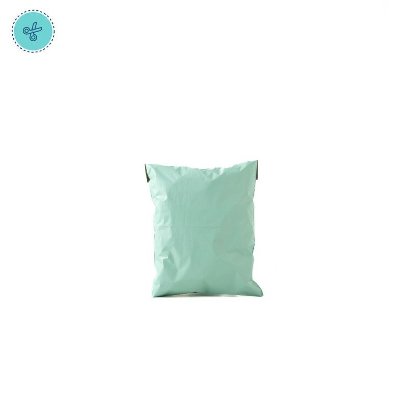 MAILER BAG M AQUA 9.8X13.8" -25X35CM (100UND)