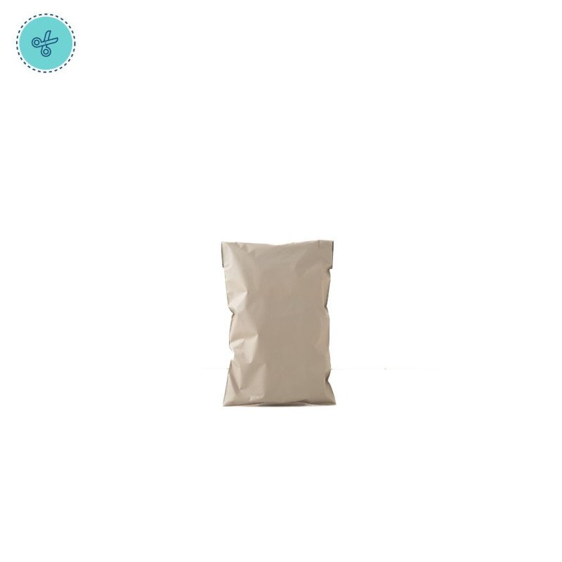 MAILER BAG S BEIGE 6.7X11.8" - 17X30CM (100UND)