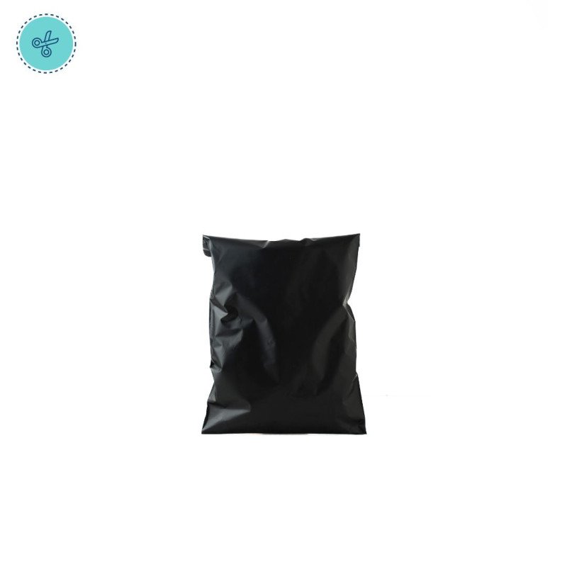 MAILER BAG M NEGRO 9.8X13.8" - 25X35CM (100UND)