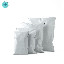 MAILER BAG L BLANCO 12.6X17.7" -32X45CM (100UND)