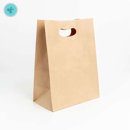 BOLSAS PAPEL ASA TROQ M 21.5X30X12.5 (50UND)