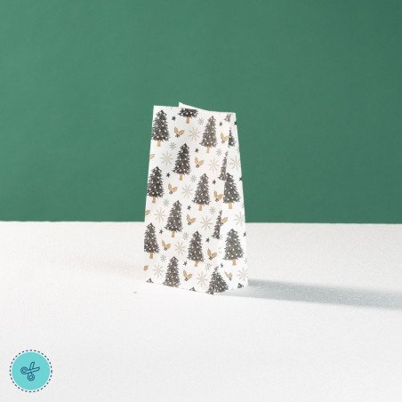 BOLSAS NAVIDAD DELI ARBOL 12X23X7.5CM (12UND)