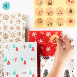 BOLSAS NAVIDAD DELI MUÑECO DE NIEVE 12X23X7.5CM (12UND)