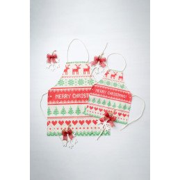 DELANTAL DE NAVIDAD RENO ADULTO