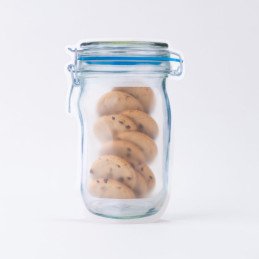 MASON JAR GRANDE AZUL 50UND