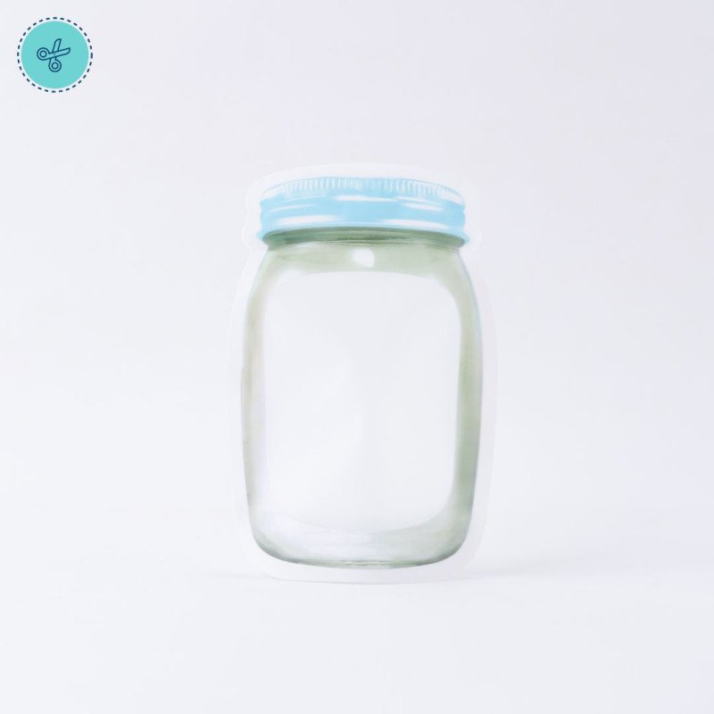 MASON JAR MEDIANA VERDE 50UND