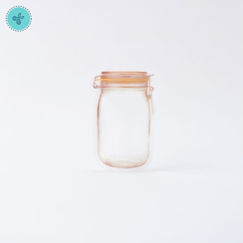 MASON JAR PEQUEÑA DORADA 50UND