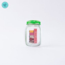 MASON JAR PEQUEÑA VERDE 50UND