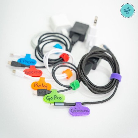 ZUNCHO Y ETIQUETAS DE VELCRO PARA CABLES 12CM C/U
