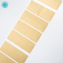 STICKER SEGUR. RECTANG. DORADO (RASPAITO), 100 UND, 2.5*1"