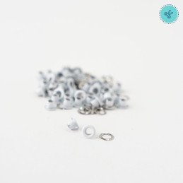 OJALES BLANCO 3/16" (5 MM) 40 UND