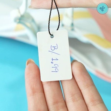 TAGS PARA ROPA, SENCILLOS, 100UND