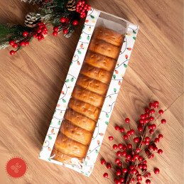 BOLSA PARA PAN DE JAMON, CIERRE TWIST TIE 48x16x6CM  (50UND)