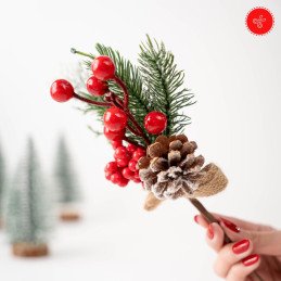 ADORNO NAVIDAD FOLLAJE 12"