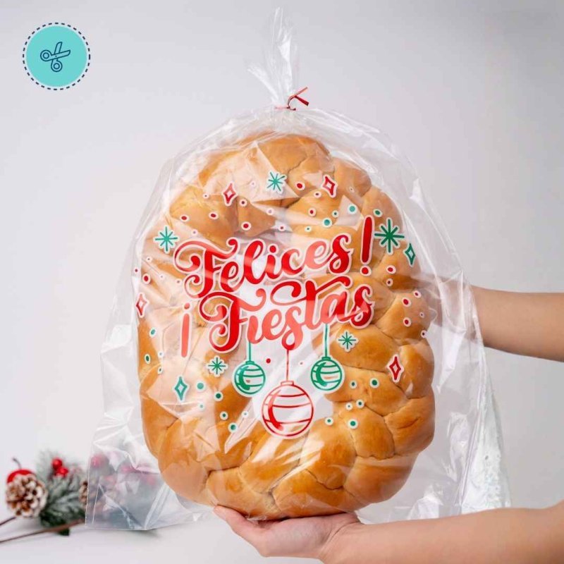 BOLSA PARA PAN DE ROSCA 16x22"  (25UND)