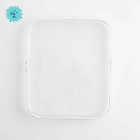 ESTUCHE MULTIUSO TAPA DURA TRANSP. L 35.5 X 31 X 4.8 CM