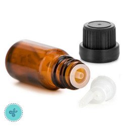 GOTERO DE VIDRIO AMBAR - EURODROPPER 0.5oz-15ml (12UND)