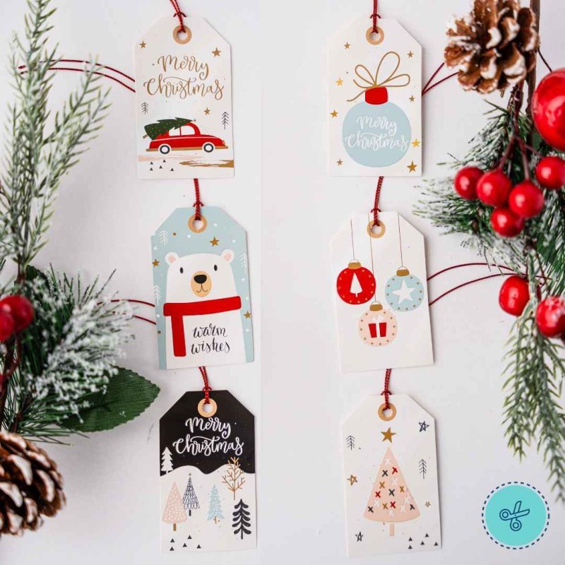 TAG NAVIDAD MODELO A - 24UND