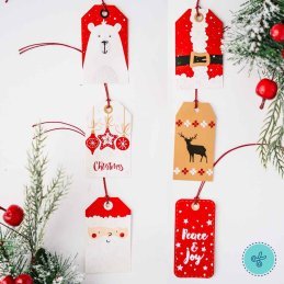 TAG NAVIDAD MODELO C - 24UND