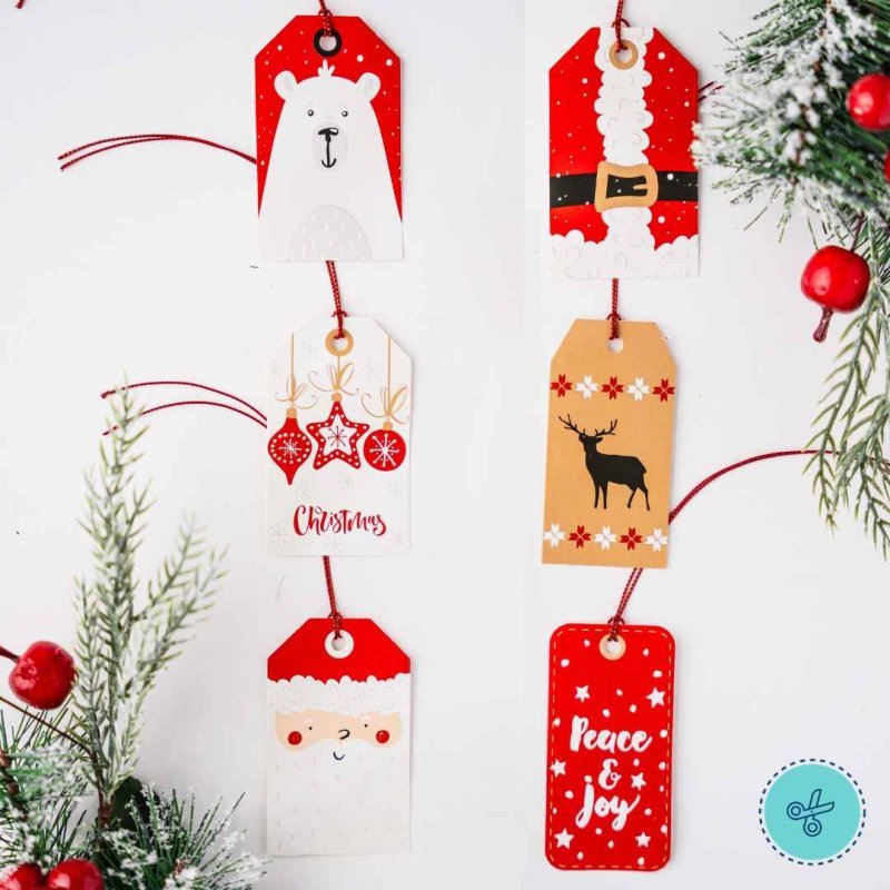 TAG NAVIDAD MODELO C - 24UND