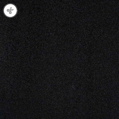 CART GLITTER REALLY BLACK 210g 12"X12"