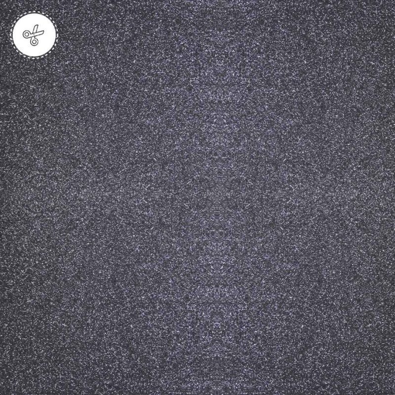 CART GLITTER NEGRO 210g 10"X10 1/2"