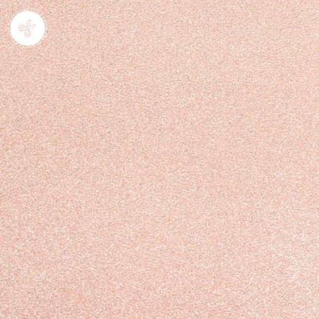 CART GLITTER PEACH 180g 12"X12"