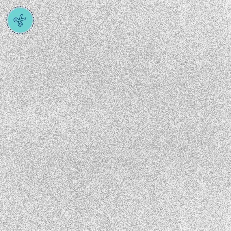 CART GLITTER PLATEADO 180g 12"X12"