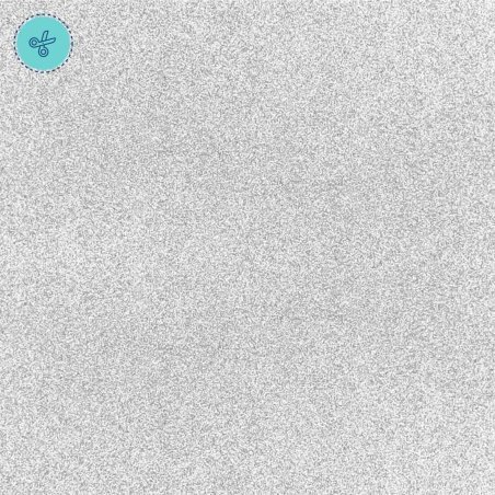 CART GLITTER PLATEADO 180g 12"X12"