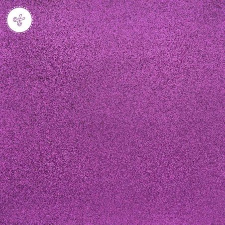 CART GLITTER MORADO 210g 10"X10 1/2"