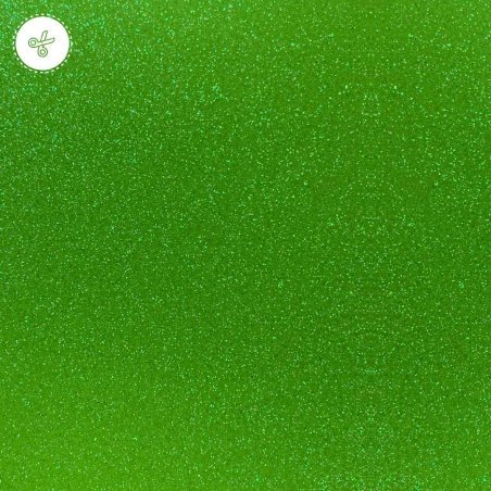 CART GLITTER VERDE 180g 12"X12"
