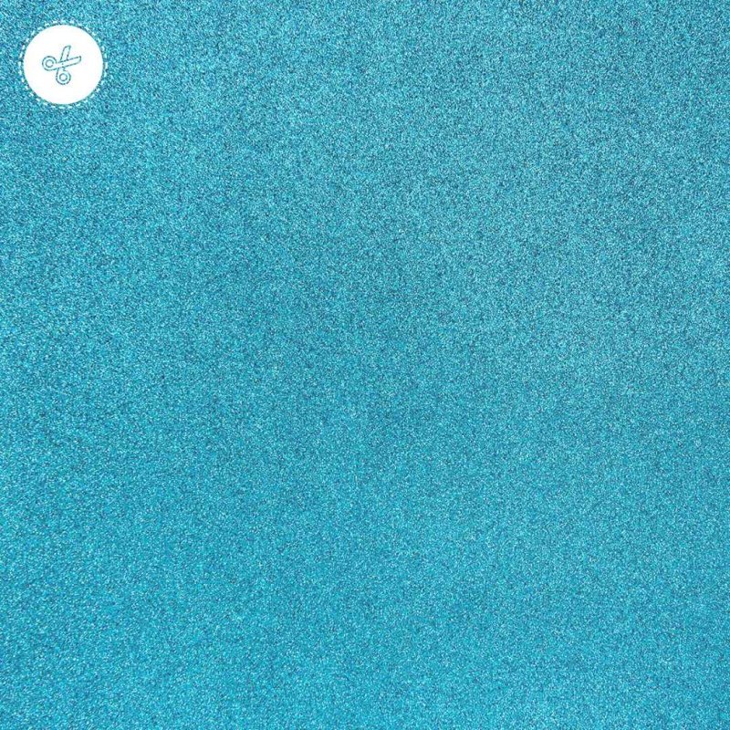 CART GLITTER AQUA 210g 10"X10 1/2"