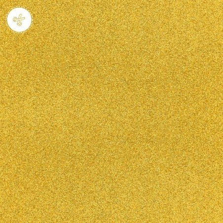 CART GLITTER DORADO 180g 12"X12"
