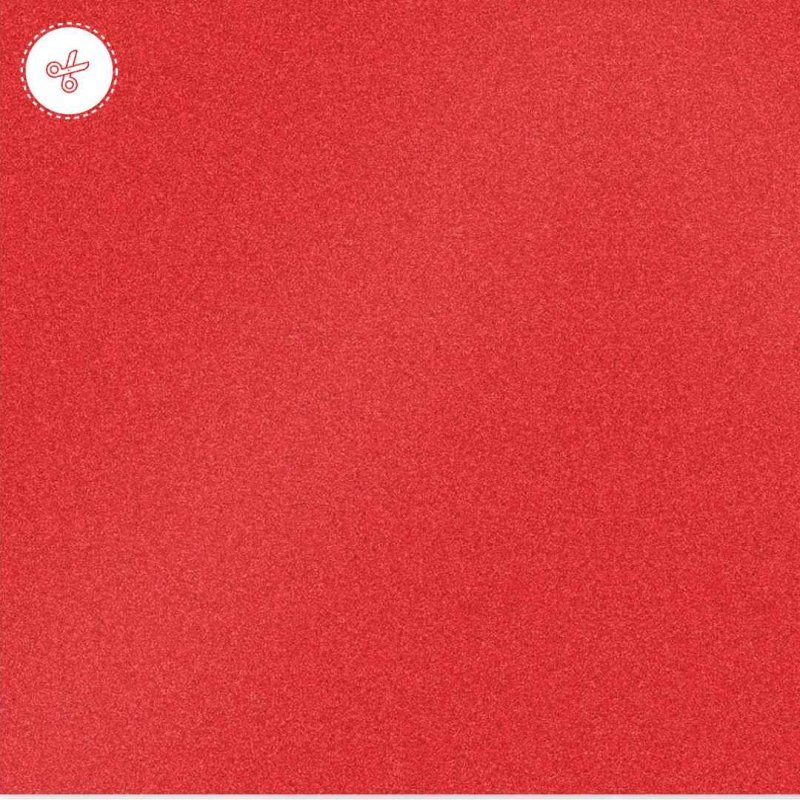 CART GLITTER ROJO 210g 10"X10 1/2"