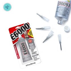 PEGAMENTO INDUSTRUAL E6000, PUNTA FINA  1OZ /29.5ML