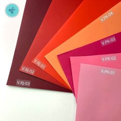 VINIL LISO ROJO 02   12"X12"