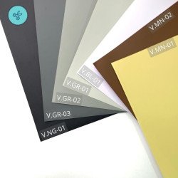 VINIL LISO MARRON 01   12"X12"