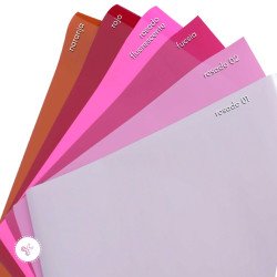 VINIL TEXTIL ROSADO FLUORECENTE 12"X20" NICAPA